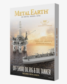 Picture Of Offshore Oil Rig & Oil Tanker Gift Set - Offshore Model Ship Kits, HD Png Download, Transparent PNG