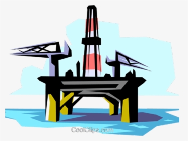 Oil Rig Clipart - Rig Oil Officer Clipart, HD Png Download, Transparent PNG