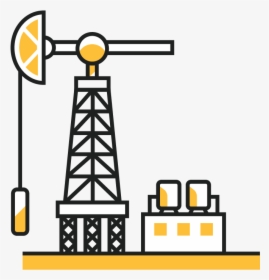 Petroleum Oil Well Oil Field Oil Platform - Petroleum Factory Vector Png, Transparent Png, Transparent PNG