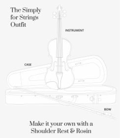 Fiddle Drawing Viola - Technical Drawing, HD Png Download, Transparent PNG