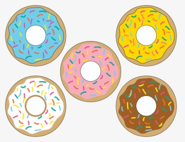 Dunkin Donuts Clipart Bitten Donut - Donut Party Printables, HD Png Download, Transparent PNG