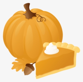 Pumpkin Pie Clipart Transparent Png - Thanksgiving Pumpkin Pie Clipart, Png Download, Transparent PNG