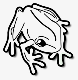 Black And White Png Frog Jumping - Puerto Rico Templates, Transparent Png, Transparent PNG