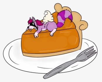 Completed Pumpkin Pie Ych - Cartoon, HD Png Download, Transparent PNG
