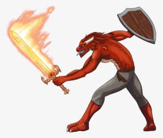Shirtless Dragonborn, HD Png Download, Transparent PNG