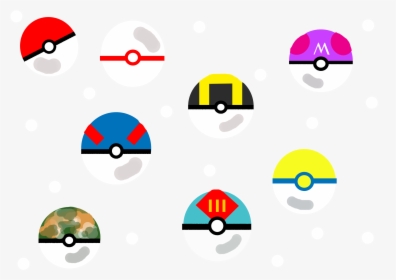 Transparent Pokemon Ball Clipart, HD Png Download, Transparent PNG