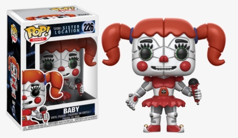Pop Figure Five Nights At Freddy S Sister Location - Funko Pop Five Nights At Freddy's Sister Location, HD Png Download, Transparent PNG