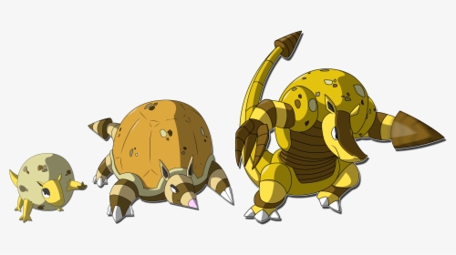 Armadillo Drill Fakemon Evolution Line - Drill Fakemon, HD Png Download, Transparent PNG