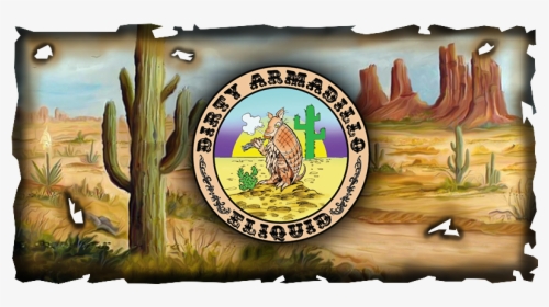 Dirty Armadillo Web Banner - Desert Landscape, HD Png Download, Transparent PNG
