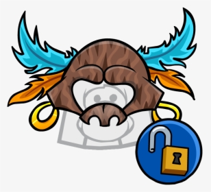 Coconut Clipart Tiki - Club Penguin Optic Headset, HD Png Download, Transparent PNG