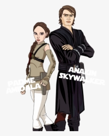Cw Anakin And Padme - Anakin Skywalker, HD Png Download, Transparent PNG