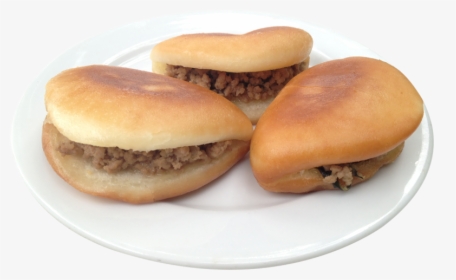Chinese Sandwich Bun With Filling Small - Minced Sandwiches Png, Transparent Png, Transparent PNG