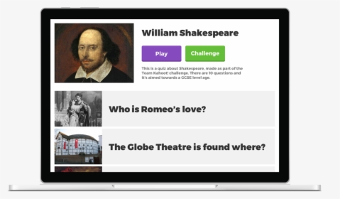 Kahoot Shakespeare, HD Png Download, Transparent PNG