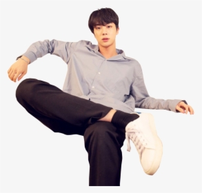 Jin, Overlay, And Png Image - Kim Seokjin Sitting, Transparent Png, Transparent PNG
