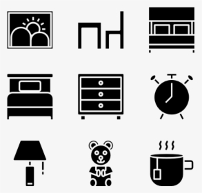 Bedroom - Free Icon Library, HD Png Download, Transparent PNG
