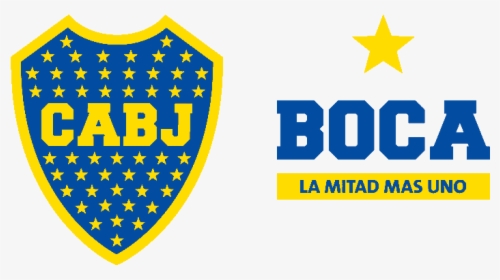 Boca Logo La Mitad Más Uno - Boca Juniors Escudo Png, Transparent Png, Transparent PNG