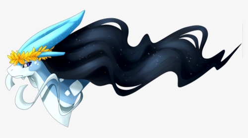 I Drew A Shiny Colosseum Suicune With The Hgss Leaf - Illustration, HD Png Download, Transparent PNG