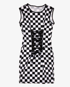 Transparent Corset Png - Black And White Checkered Blazer, Png Download, Transparent PNG