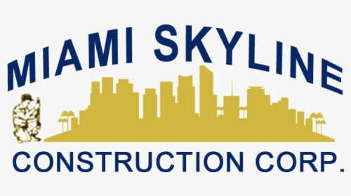 Miami Skyline Construction - Construction Zone Sign, HD Png Download, Transparent PNG