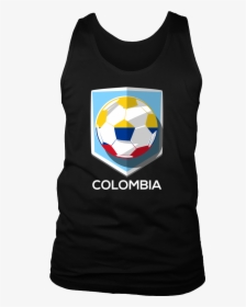Colombia Men S Tank Colombian Flag Men S Tank Football - Soccer Ball, HD Png Download, Transparent PNG