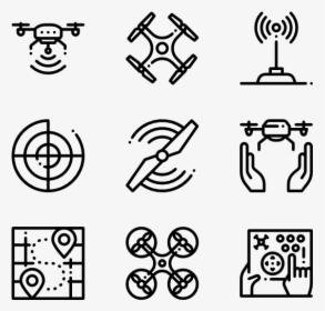 Drones - Design Vector Icon, HD Png Download, Transparent PNG