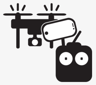 Drone Icon Design Free Phone Connection Flying Control - Drone Icon, HD Png Download, Transparent PNG