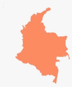 Mapa De Colombia Vector, HD Png Download, Transparent PNG