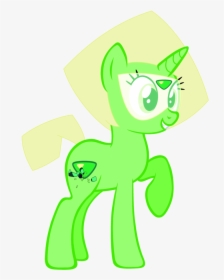 Ra1nb0wk1tty, Peridot , Ponified, Pony, Raised Hoof, - My Little Pony Steven Universe, HD Png Download, Transparent PNG