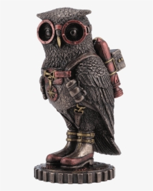 Steampunk Owl With Goggles And Jetpack Statue - Steampunk Statue, HD Png Download, Transparent PNG