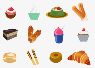 Churro Computer Icons Dessert Food Confectionery - Dessert Clipart, HD Png Download, Transparent PNG