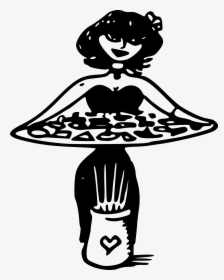 Hostess Holding A Platter Of Food Clip Arts - Food, HD Png Download, Transparent PNG