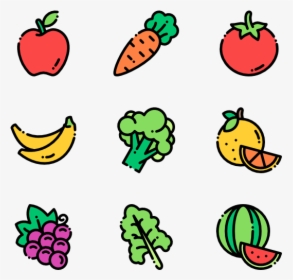 Produce Vector Healthy - Vegetables Icon Transparent, HD Png Download, Transparent PNG