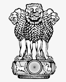 Coat Of Arms Of India Png File - Official Seal Of India, Transparent Png, Transparent PNG