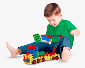 Boy Playing Legos Png - Lego Playing Png, Transparent Png, Transparent PNG