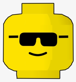 Lego Clipart - Lego Face With Glasses, HD Png Download, Transparent PNG