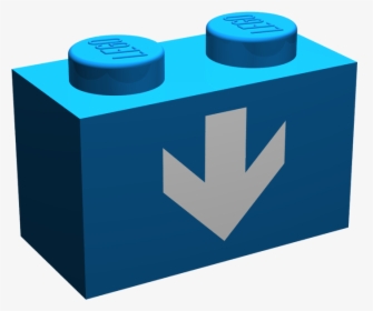 Blue Lego Brick Clip Art - Blue Clipart Lego Brick, HD Png Download, Transparent PNG