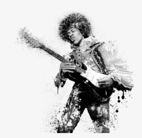 Jimi Hendrix White Background, HD Png Download, Transparent PNG