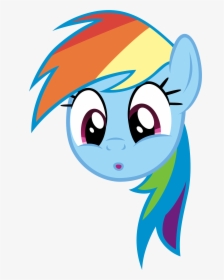 My Little Pony Clipart Face - Mlp Rainbow Dash And Daring Do, HD Png Download, Transparent PNG