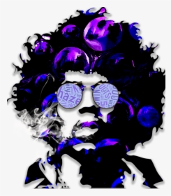 Bleed Area May Not Be Visible - Jimi Hendrix Stencil, HD Png Download, Transparent PNG