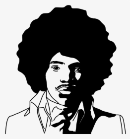 Jimi Hendrix Silhouette Transparent, HD Png Download, Transparent PNG