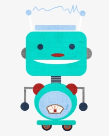 Robot Clipart, Pebble Painting, Cute Cartoon, Robots, - Cute Robot Image Transparent, HD Png Download, Transparent PNG