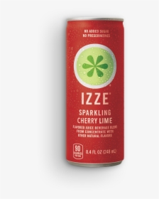 Beverage-can - Izze Cherry Lime Can, HD Png Download, Transparent PNG