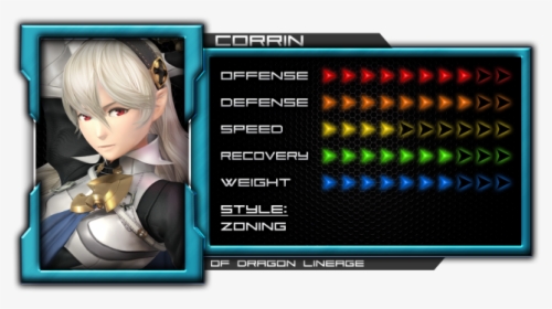 Corrin - Wii Fit Trainer Stats, HD Png Download, Transparent PNG