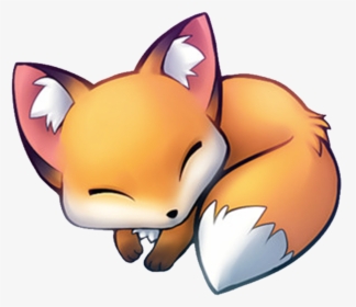 1000 X 1000 - Cute Sleeping Fox Cartoon, HD Png Download, Transparent PNG