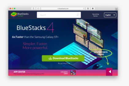 Bluestacks Android Emulator Mac - Emulador Bluestacks, HD Png Download, Transparent PNG