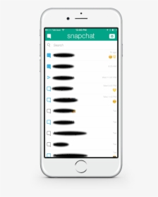 How To Use Snapchat Main Screen - Smartphone, HD Png Download, Transparent PNG