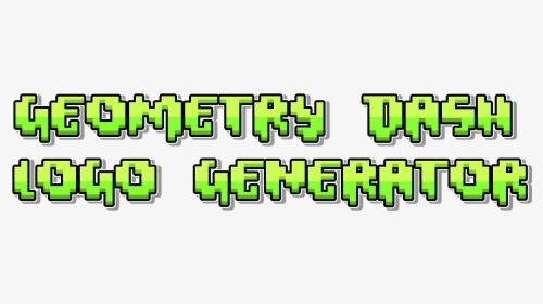 Geometry Dash Logo Png - Geometry Dash Logo Generator, Transparent Png, Transparent PNG