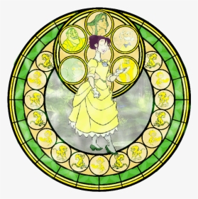 Kingdom Hearts Heart Png - Kingdom Hearts Princess Stained Glass, Transparent Png, Transparent PNG