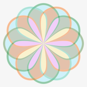 Flower, Stained Glass Window, Symmetry, Model - Symmetry, HD Png Download, Transparent PNG