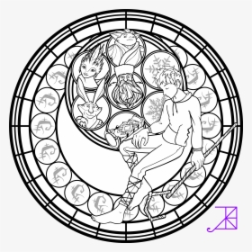 Coloring Pages Colorings Amalthea Stained Glass Page - My Little Pony Equestria Girl Coloring, HD Png Download, Transparent PNG